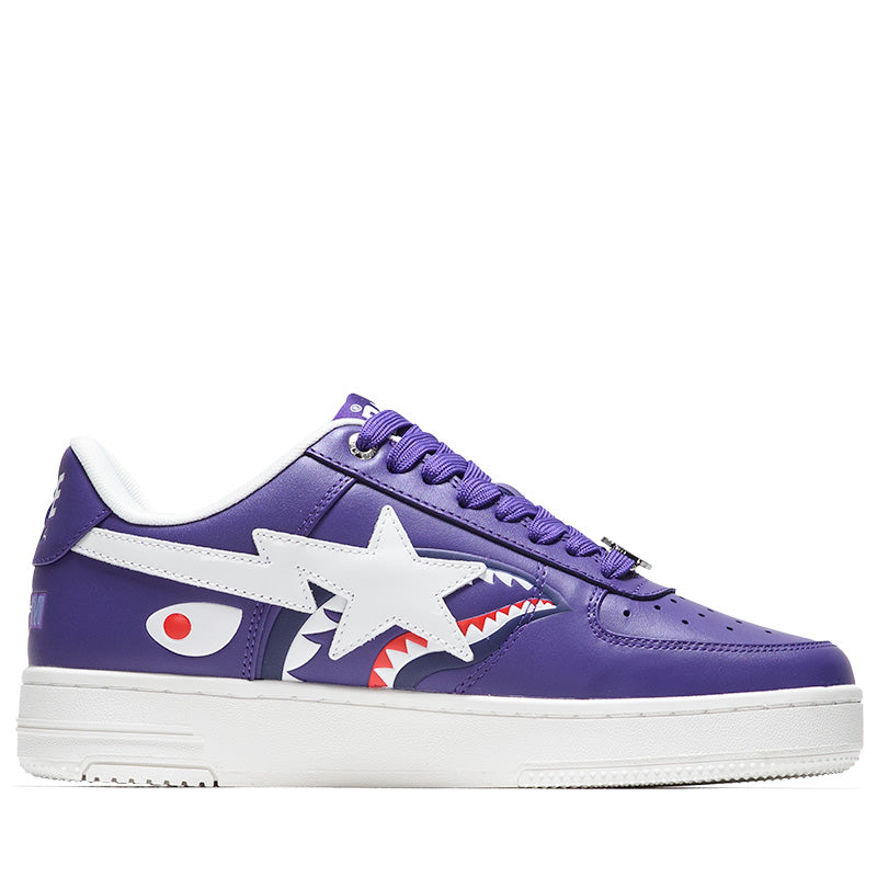 A Bathing Ape Bape Sta Shark #2 M2 - Purple/White