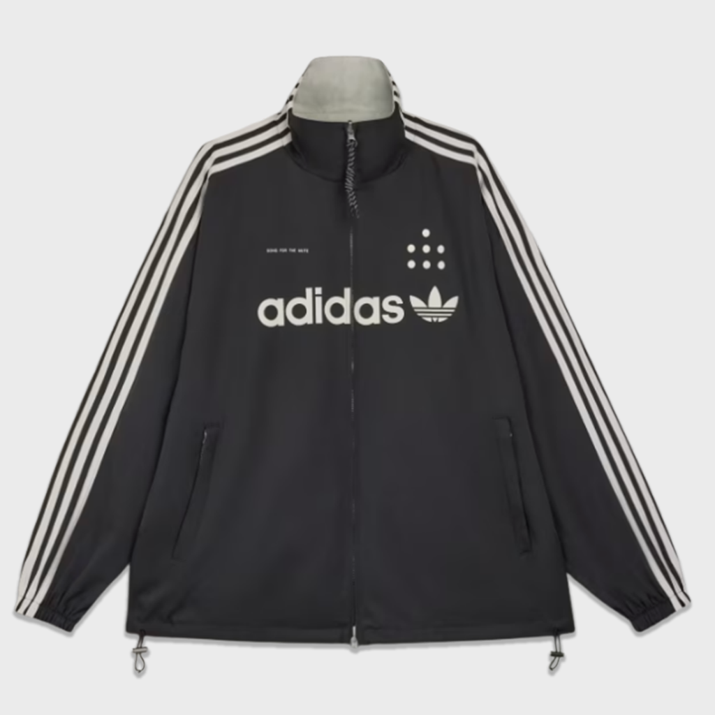 ADI008 Reversible Track Top - Black/Off White