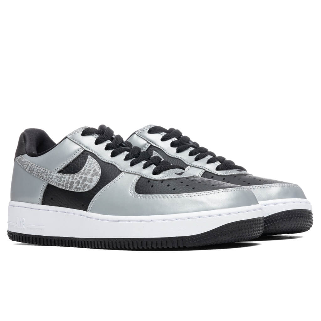 Nike Air Force 1 Low B "Silver Snake" - Black/Silver