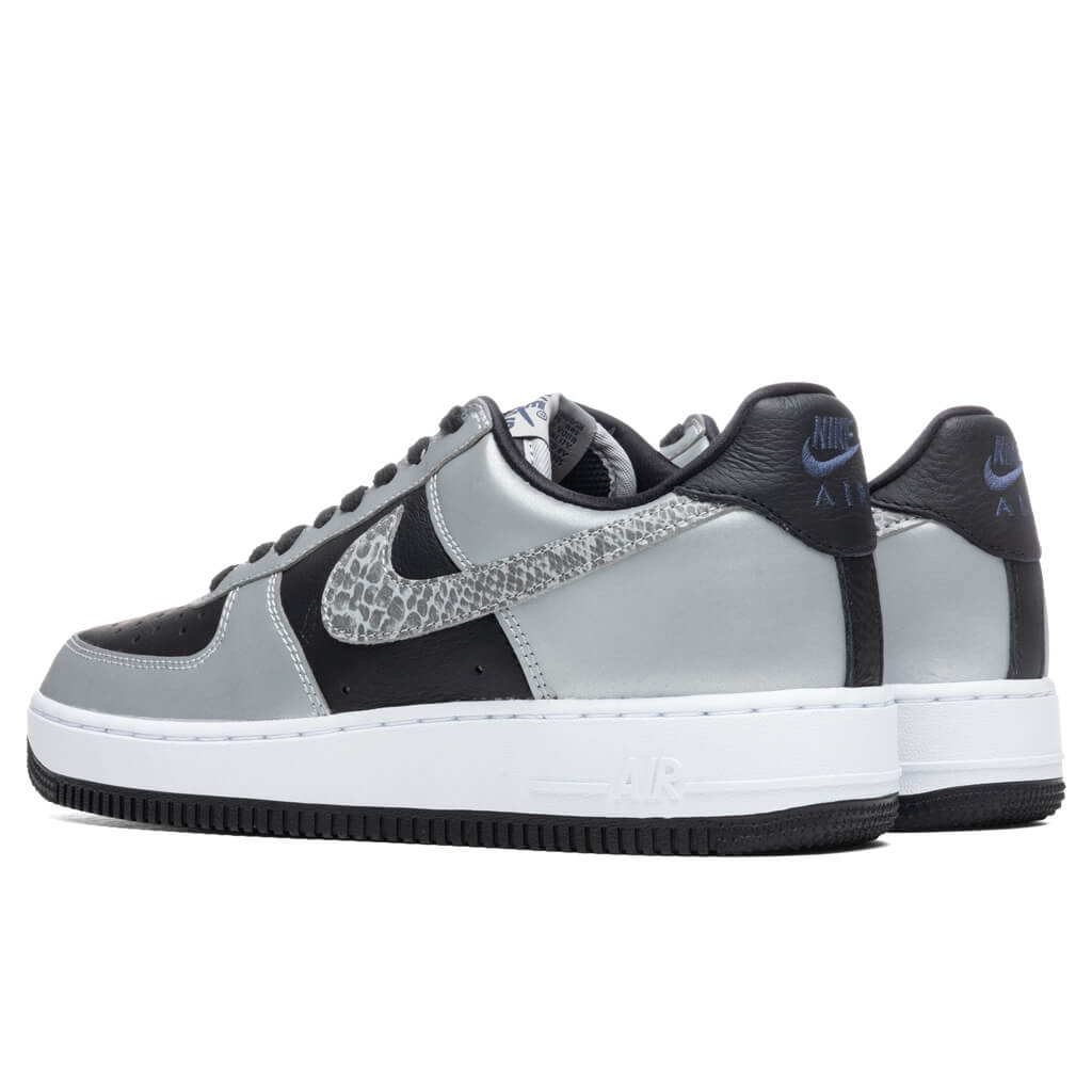 Nike Air Force 1 Low B "Silver Snake" - Black/Silver
