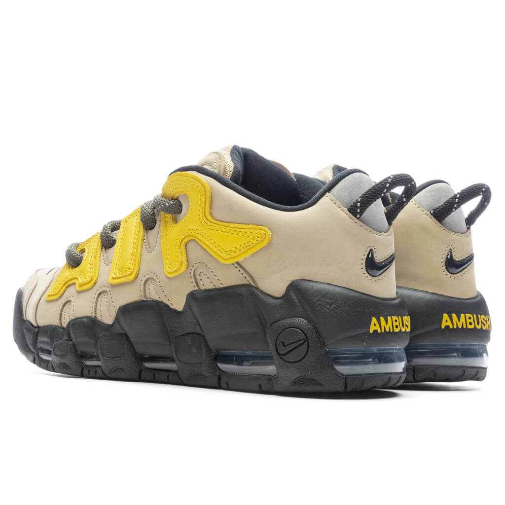 Air More Uptempo Low Limestone - Limestone/Vivid Sulfur/Black
