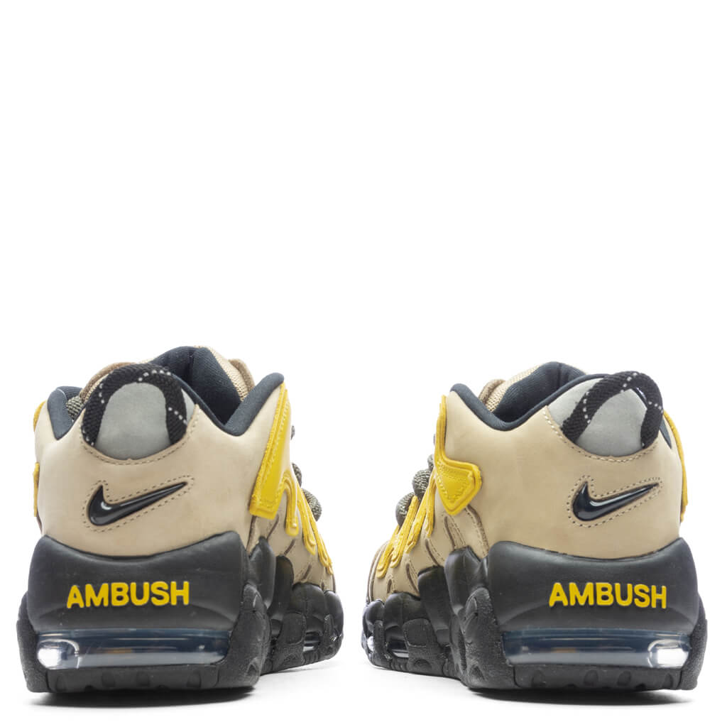 Air More Uptempo Low Limestone - Limestone/Vivid Sulfur/Black