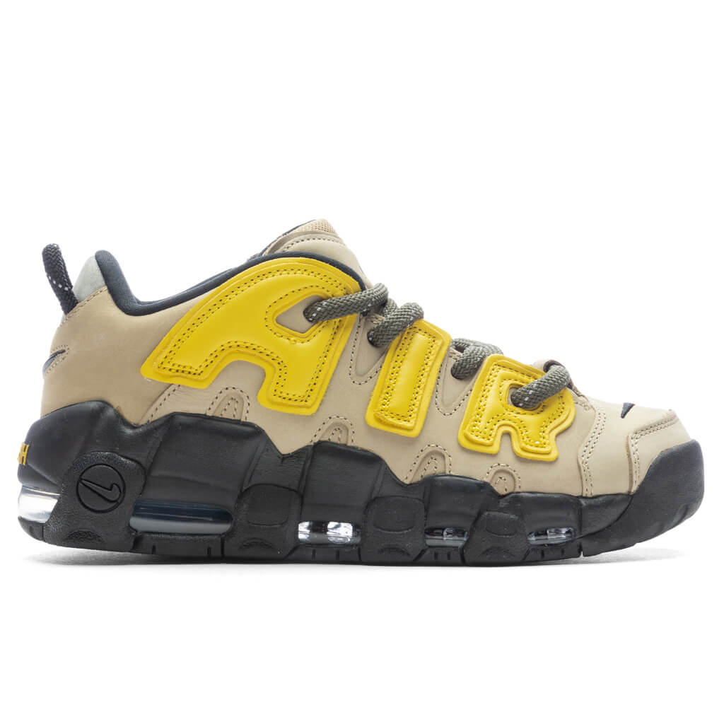 Air More Uptempo Low Limestone - Limestone/Vivid Sulfur/Black