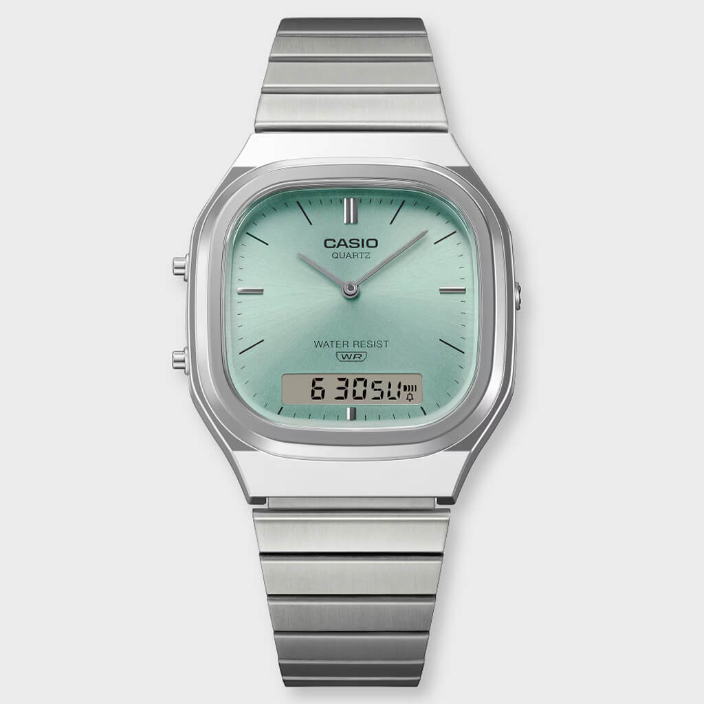 AQ240E-2A - Silver/Light Blue