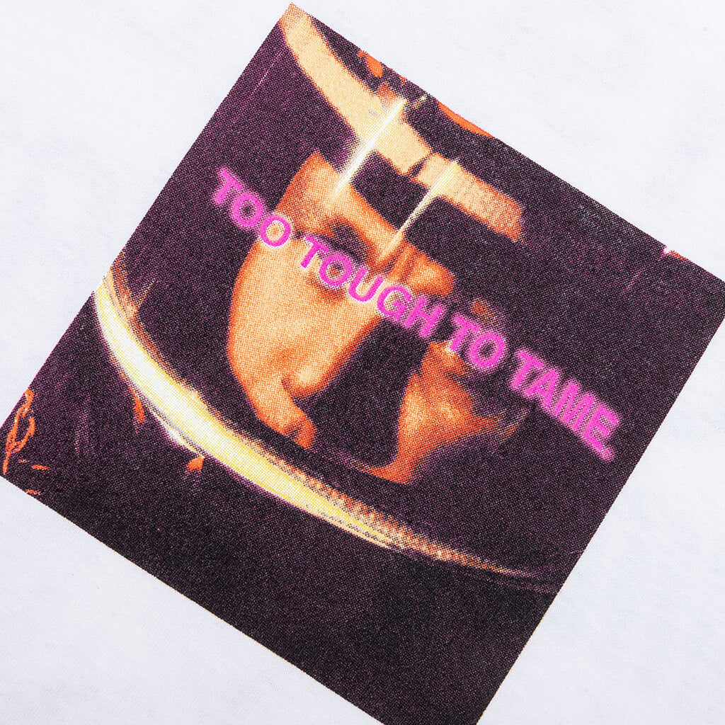 Too Tough to Tame Tee - White