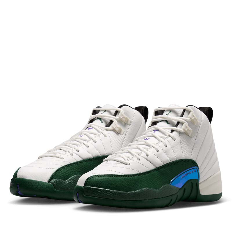 Air Jordan 12 Retro 'Bucks' (GS) - Summit White/Gorge Green