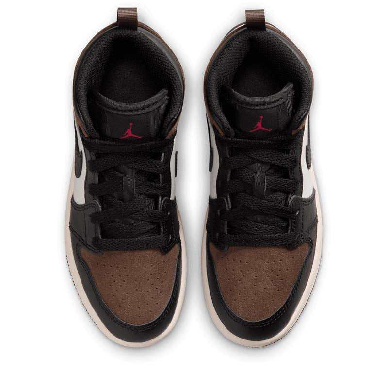 Jordan 1 Mid (PS) - Black/Phantom