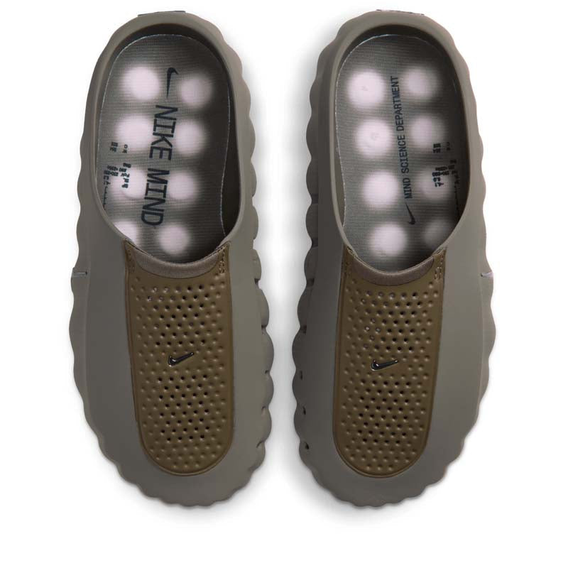 Women's Nike Mind 001 - Tarp Green/Metallic Dark Grey