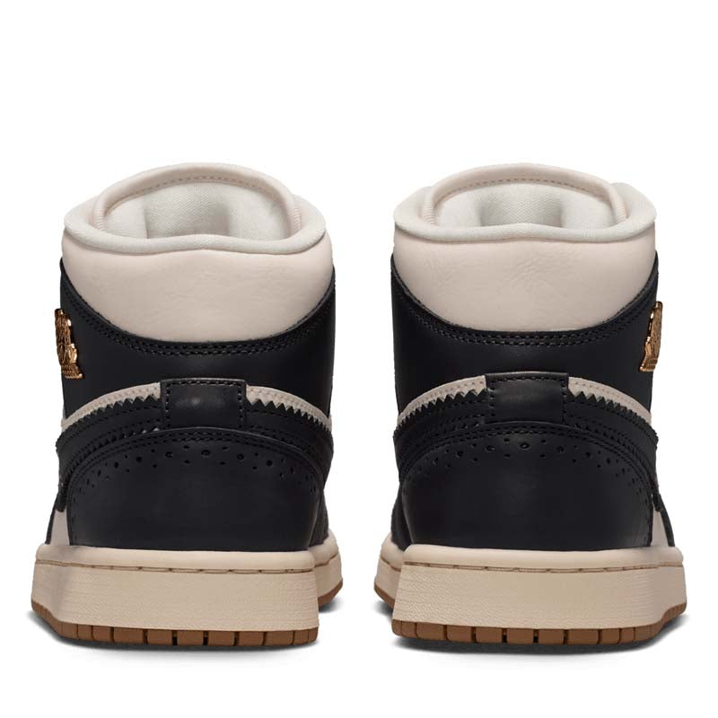 Women's Air Jordan 1 Mid SE - Off Noir/Chalk