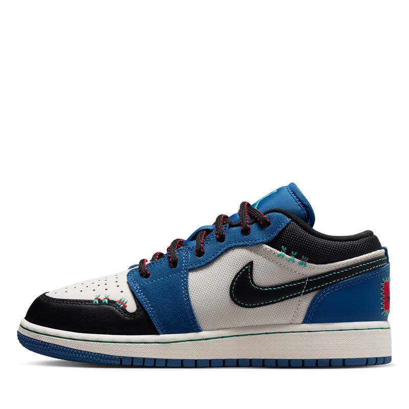 Air Jordan 1 Low SE (GS) - True Blue/Black