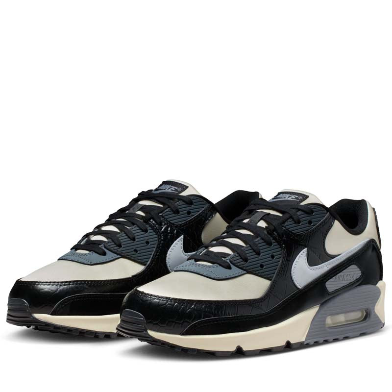 Nike Air Max 90 'Croc Skin' - Coconut Milk/Black