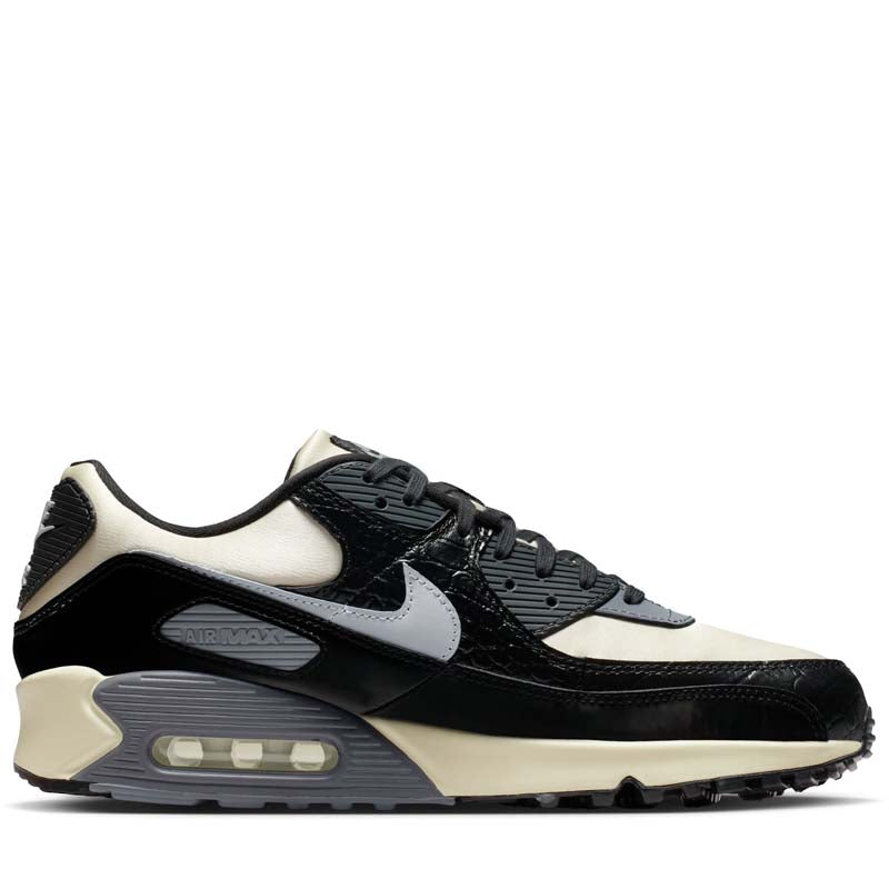 Nike Air Max 90 'Croc Skin' - Coconut Milk/Black