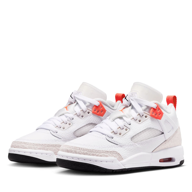 Jordan Spizike Low (GS) - White/Bright Crimson
