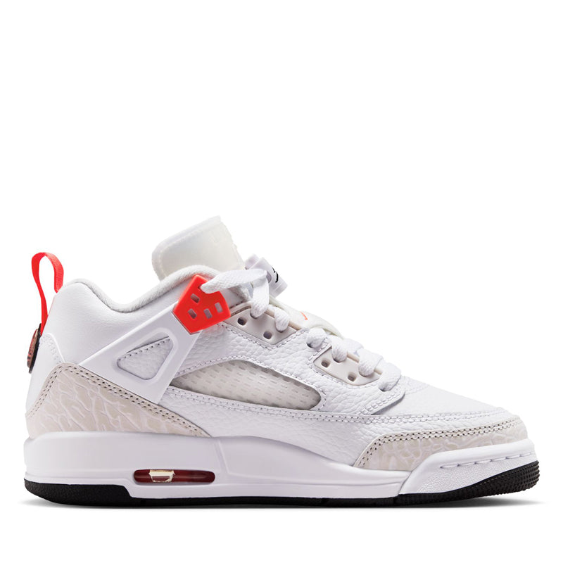 Jordan Spizike Low (GS) - White/Bright Crimson