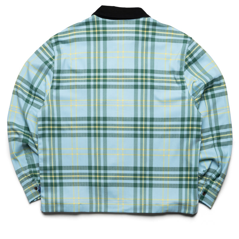 Awake NY Plaid Flannel Shirt - Turquoise