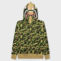 Abc Camo Double Shark Full Zip Hoodie - Green