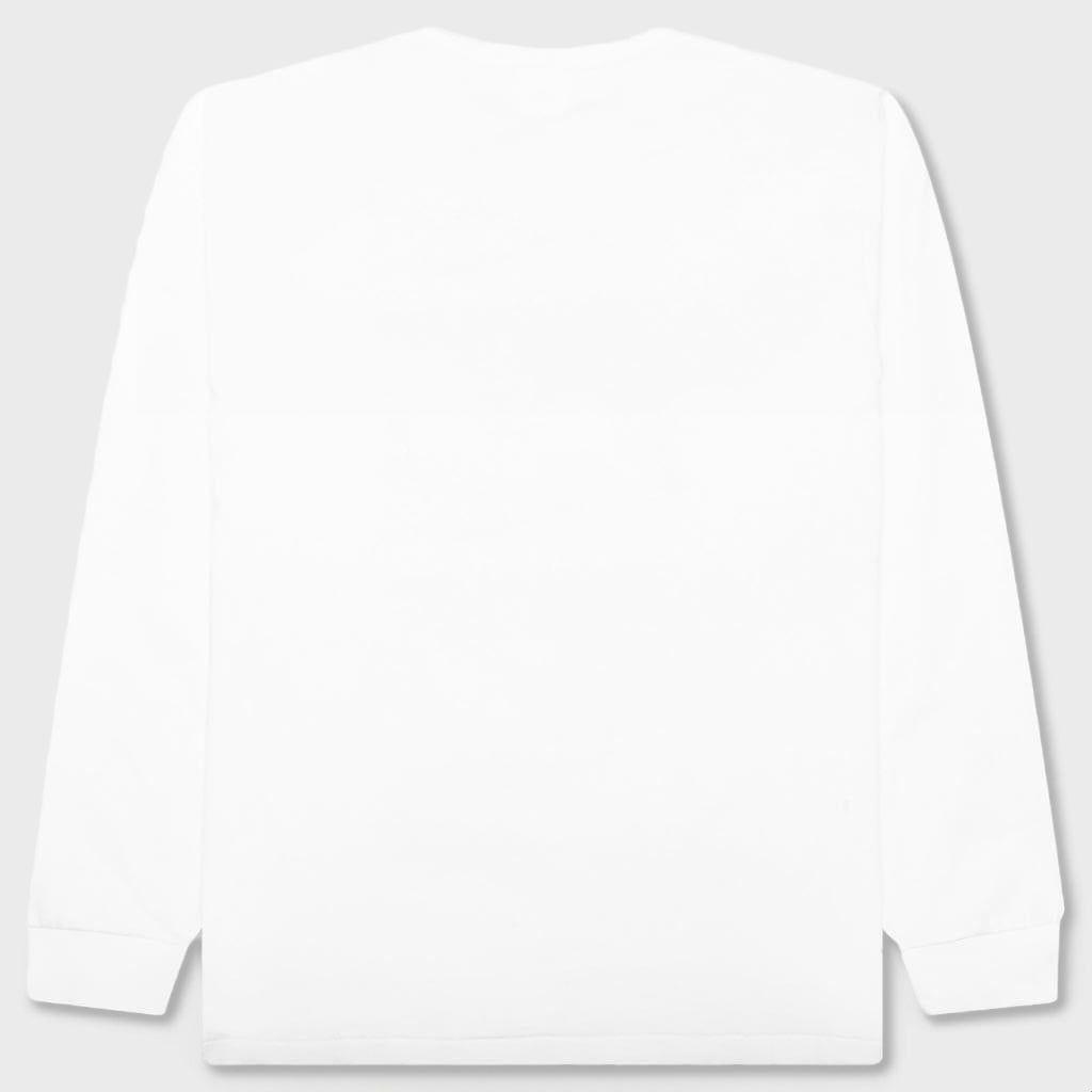 Abc Camo Japanese Letters L/S Tee - White/Pink