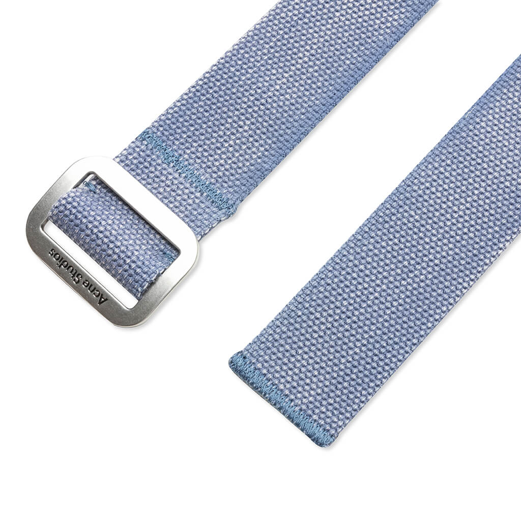 Cotton Webbing Belt  - Dusty Blue