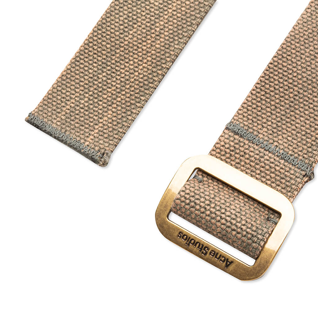 Cotton Webbing Belt - Military Green