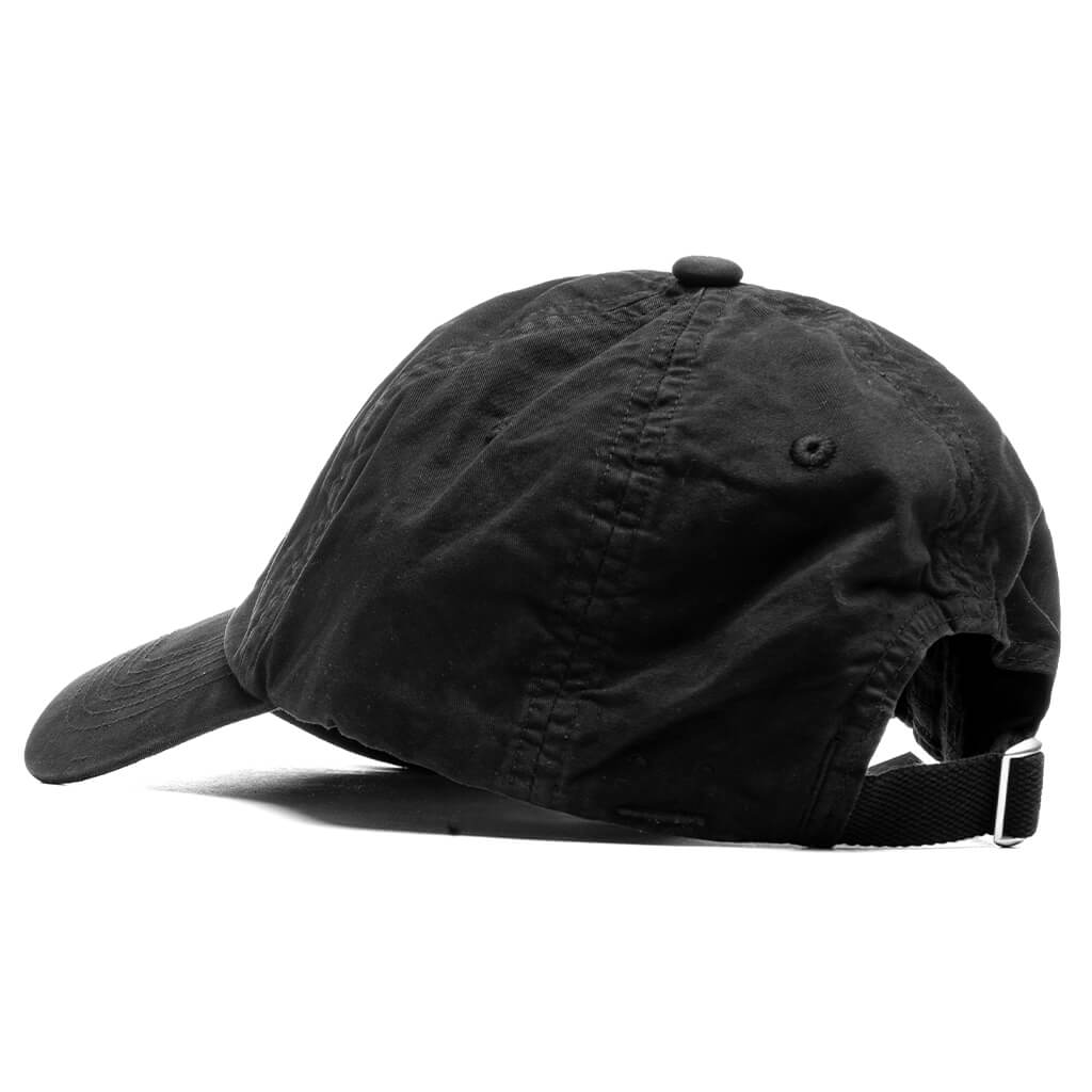 Cotton Baseball Cap - Black