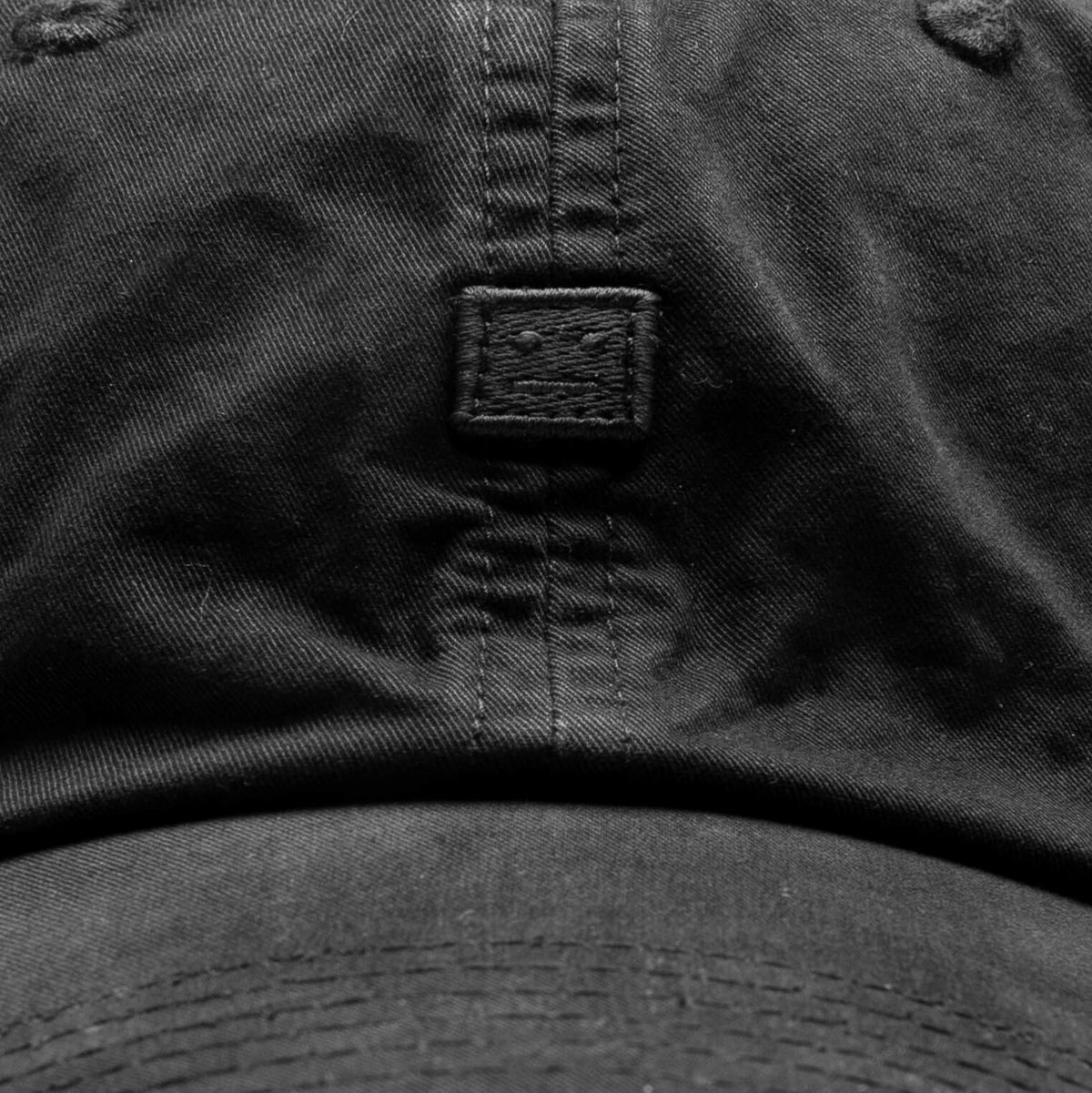 Cotton Baseball Cap - Black