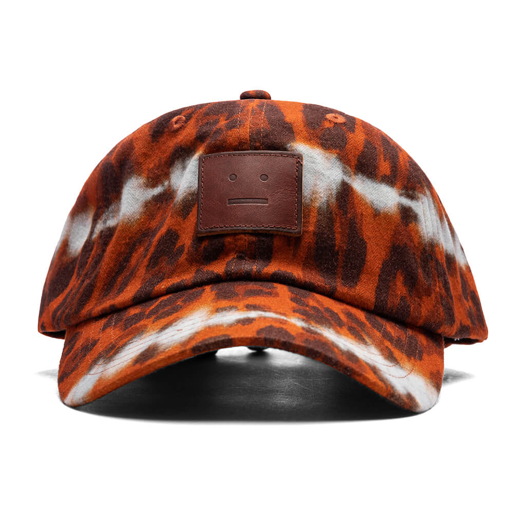 Cotton Baseball Cap - Rust Red/Brown