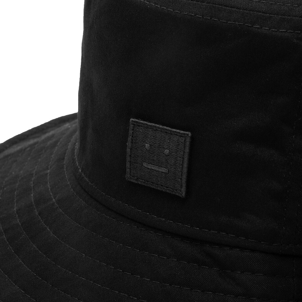 Cotton Bucket Hat - Black