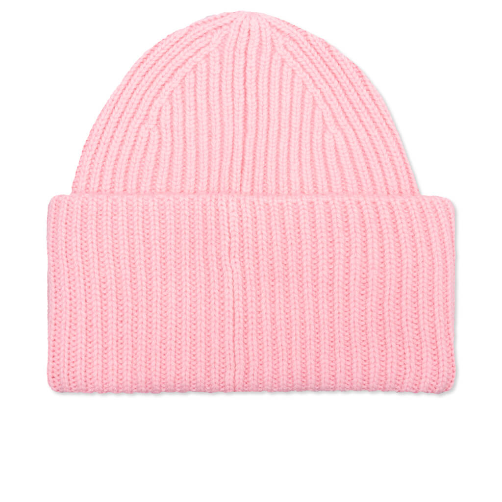 Face Logo Beanie - Blush Pink
