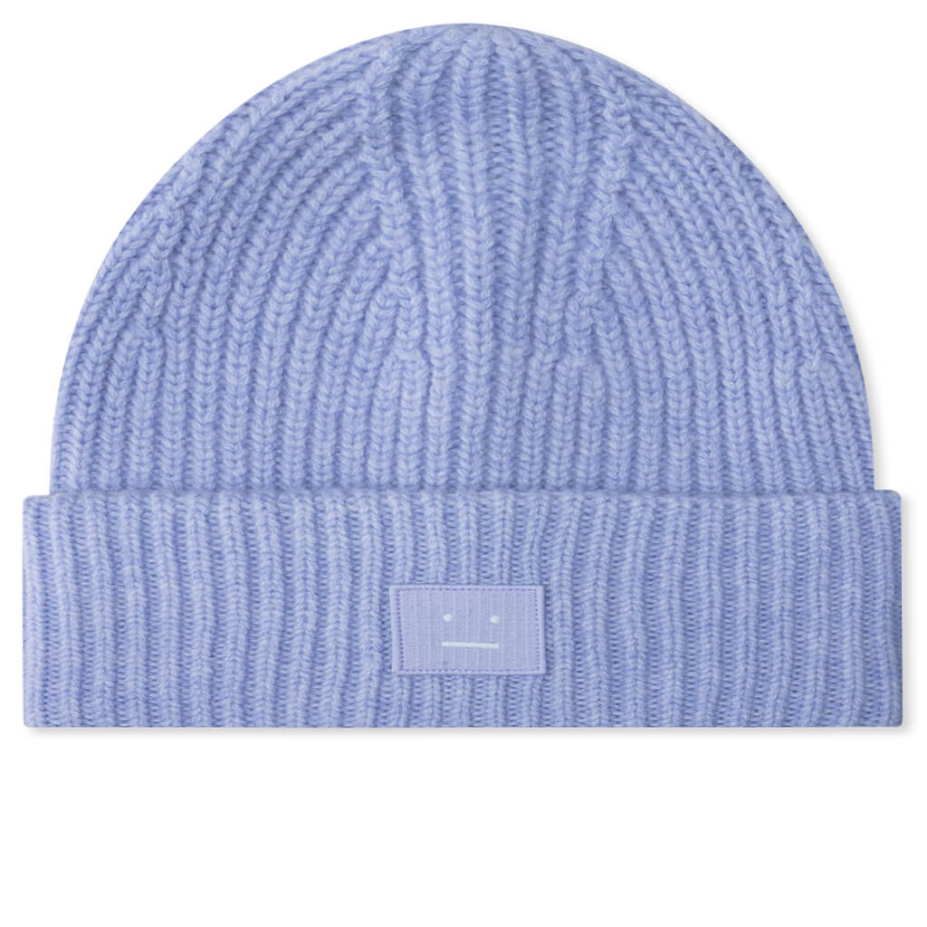 Face Logo Beanie - Cornflower Blue Melange