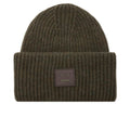 Face Logo Beanie - Dark Khaki Melange