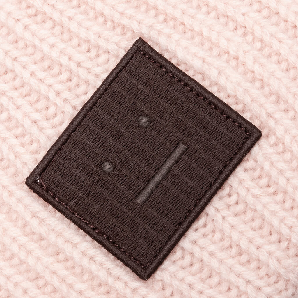 Face Logo Beanie - Rose Beige