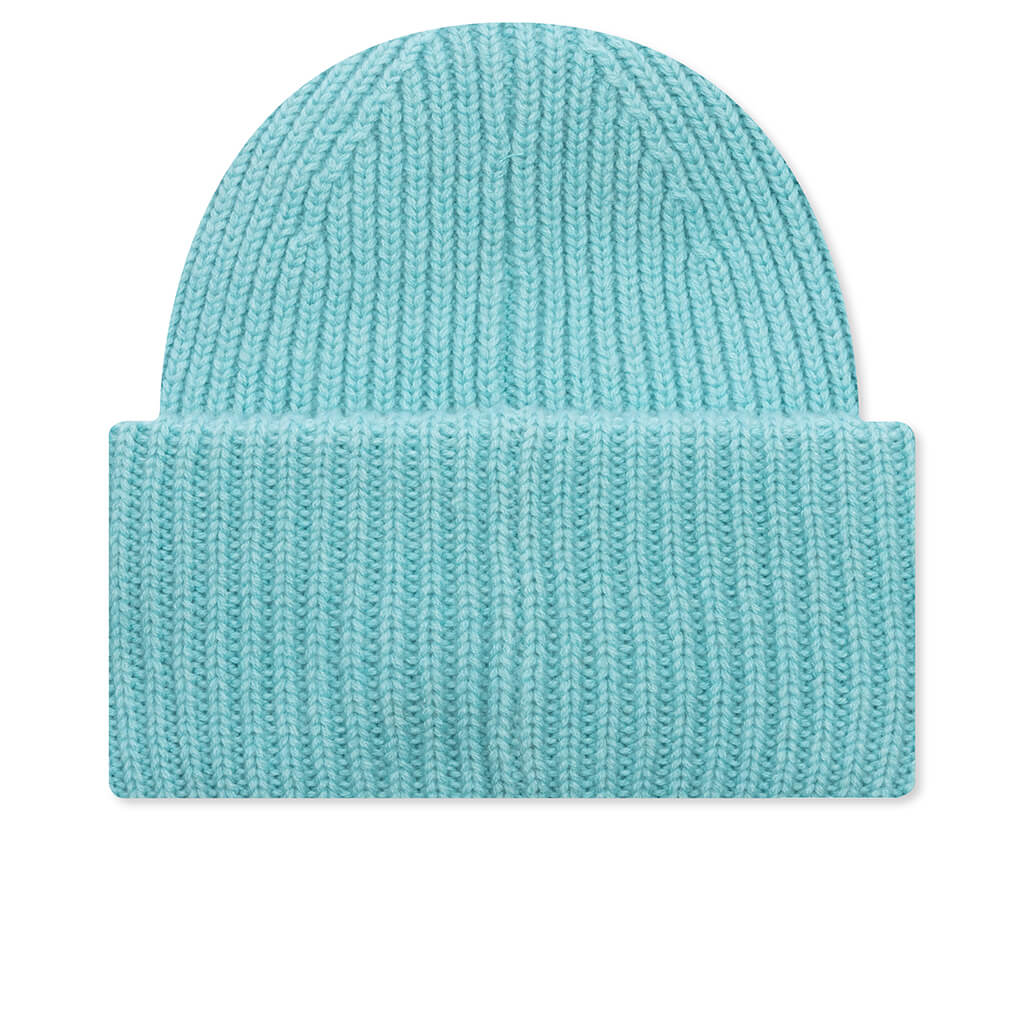 Face Logo Beanie - Turquoise Blue