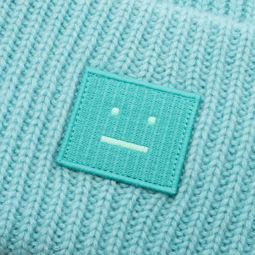 Face Logo Beanie - Turquoise Blue