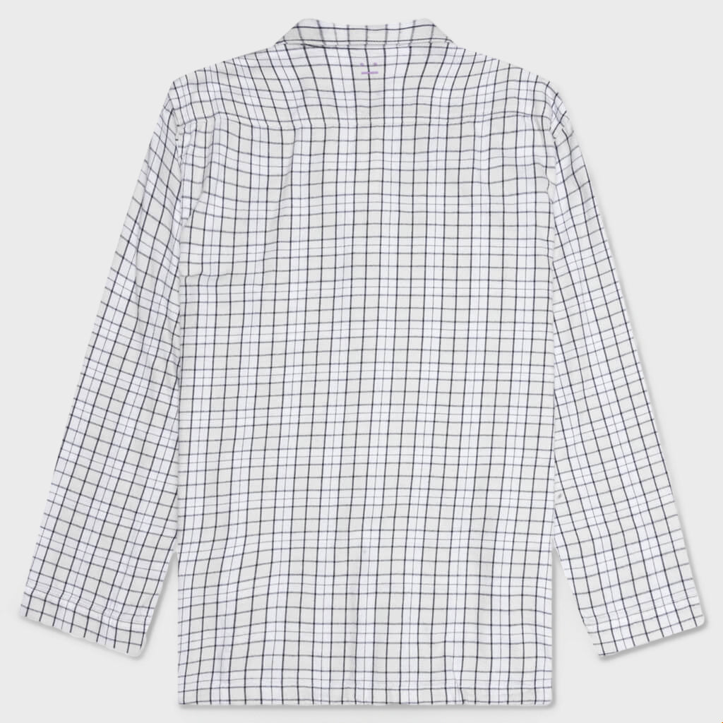 Flannel Shirt - White/Black