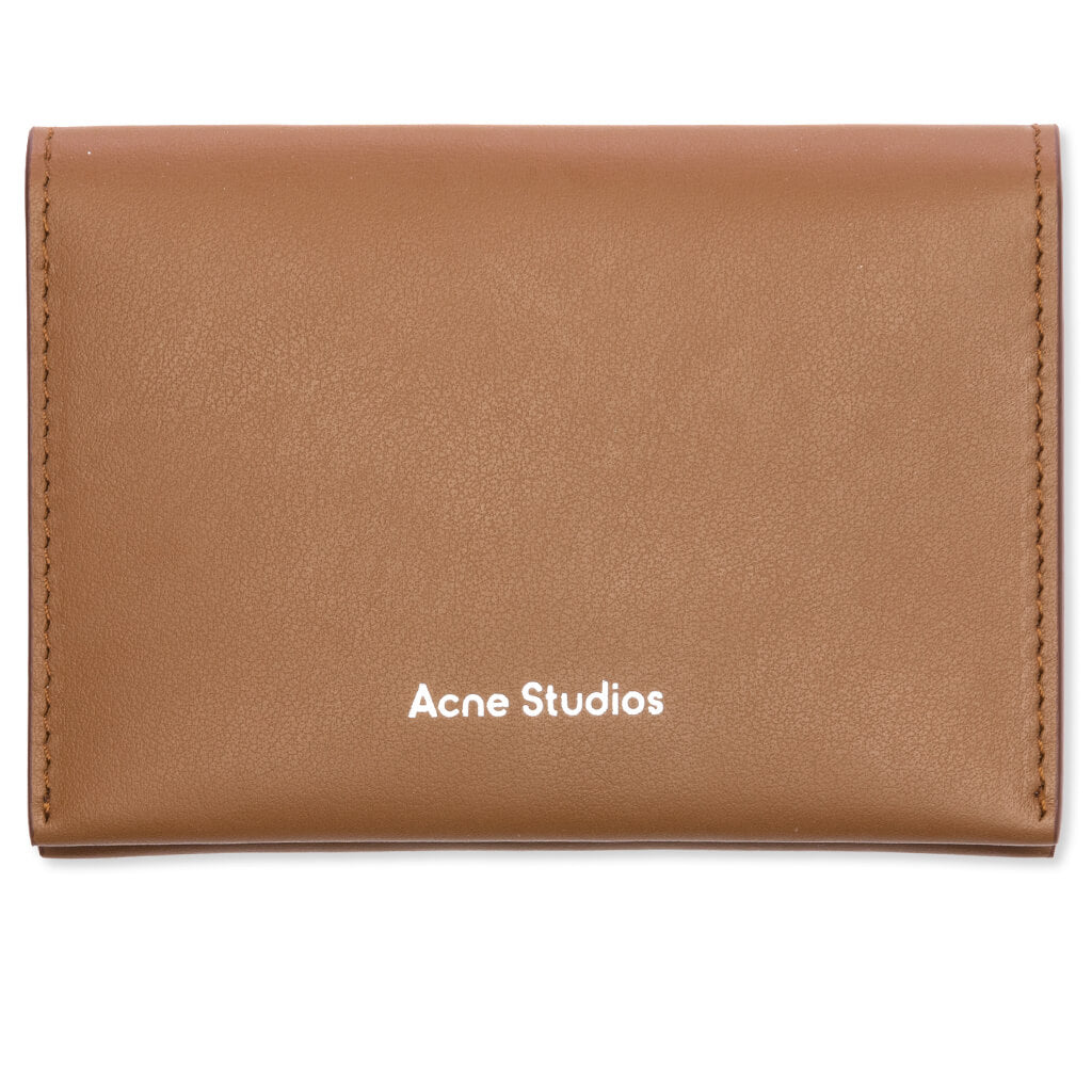 Folded Card Holder - Camel Brown