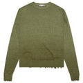 Knitted Sweater - Olive Green