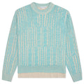 Knitted Crewneck - Turquoise Blue
