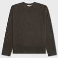 Wool Blend Crewneck Jumper - Forest Green