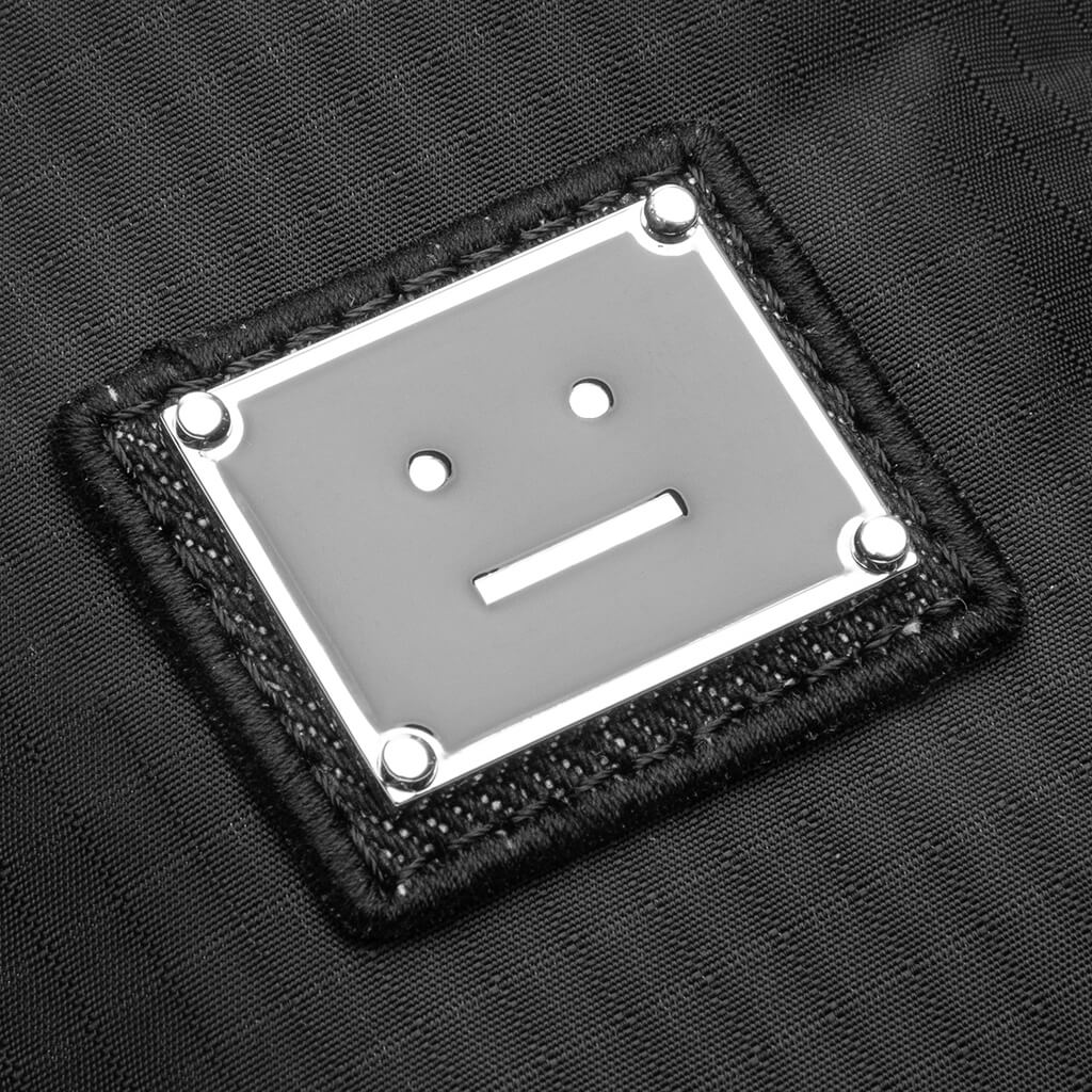 Logo Plaque Pocket Bag - Black