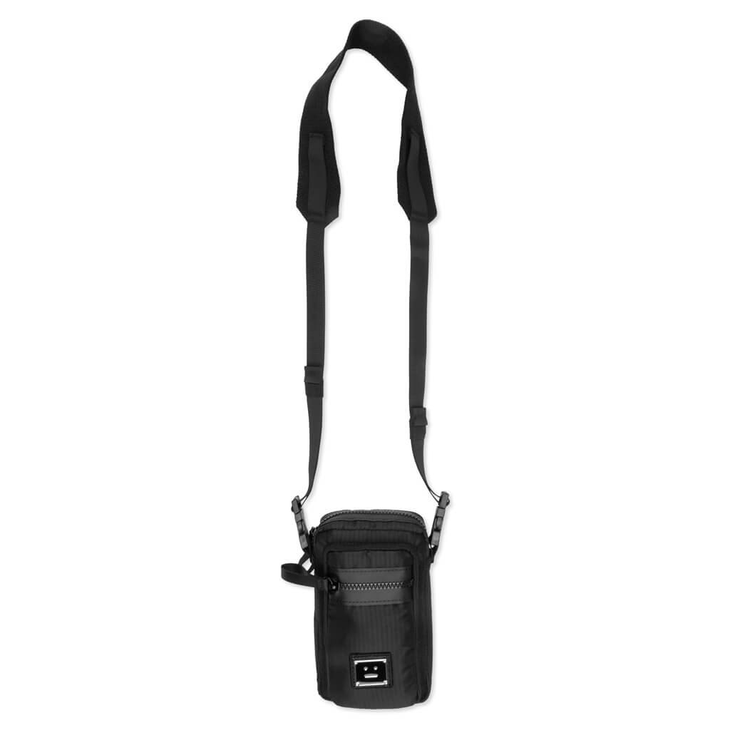 Logo Plaque Pocket Bag - Black