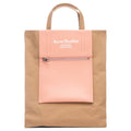 Papery Nylon Tote Bag - Brown/Pink