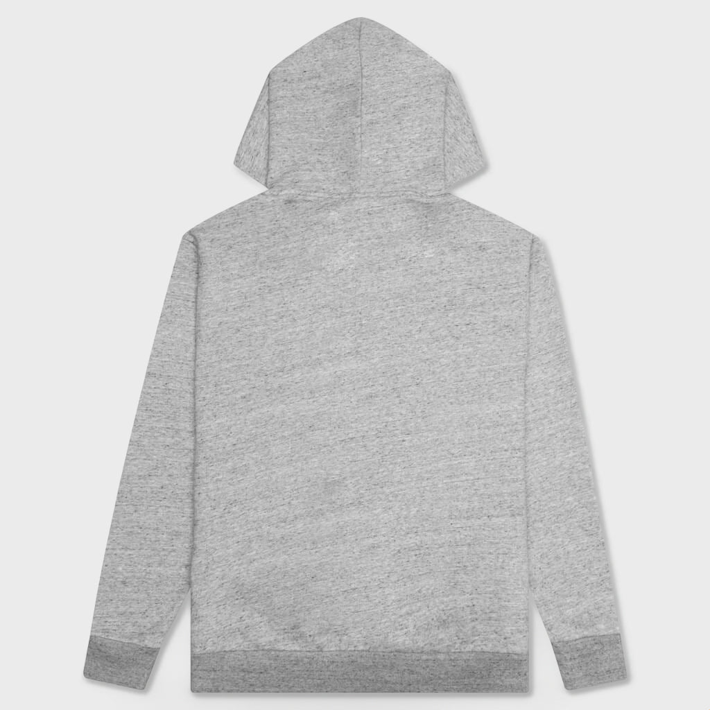 Hooded Sweatshirt - Marble Grey Melange