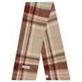 Scarf - Beige/Rust Red