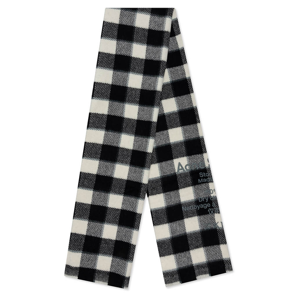 Scarf - Grey/Black/White
