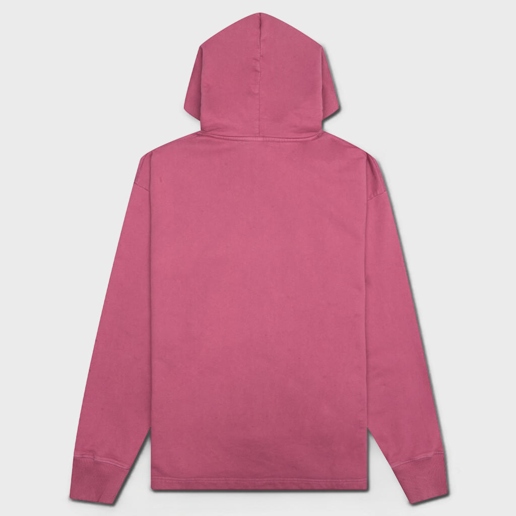 Franklin Stamp Hooded Sweatshirt  - Old Pink