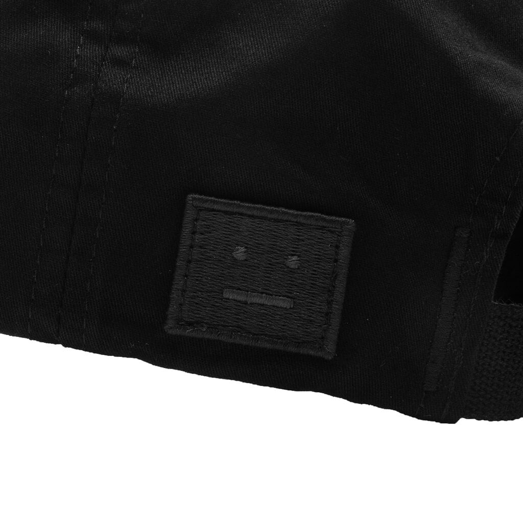 Twill Baseball Cap - Black