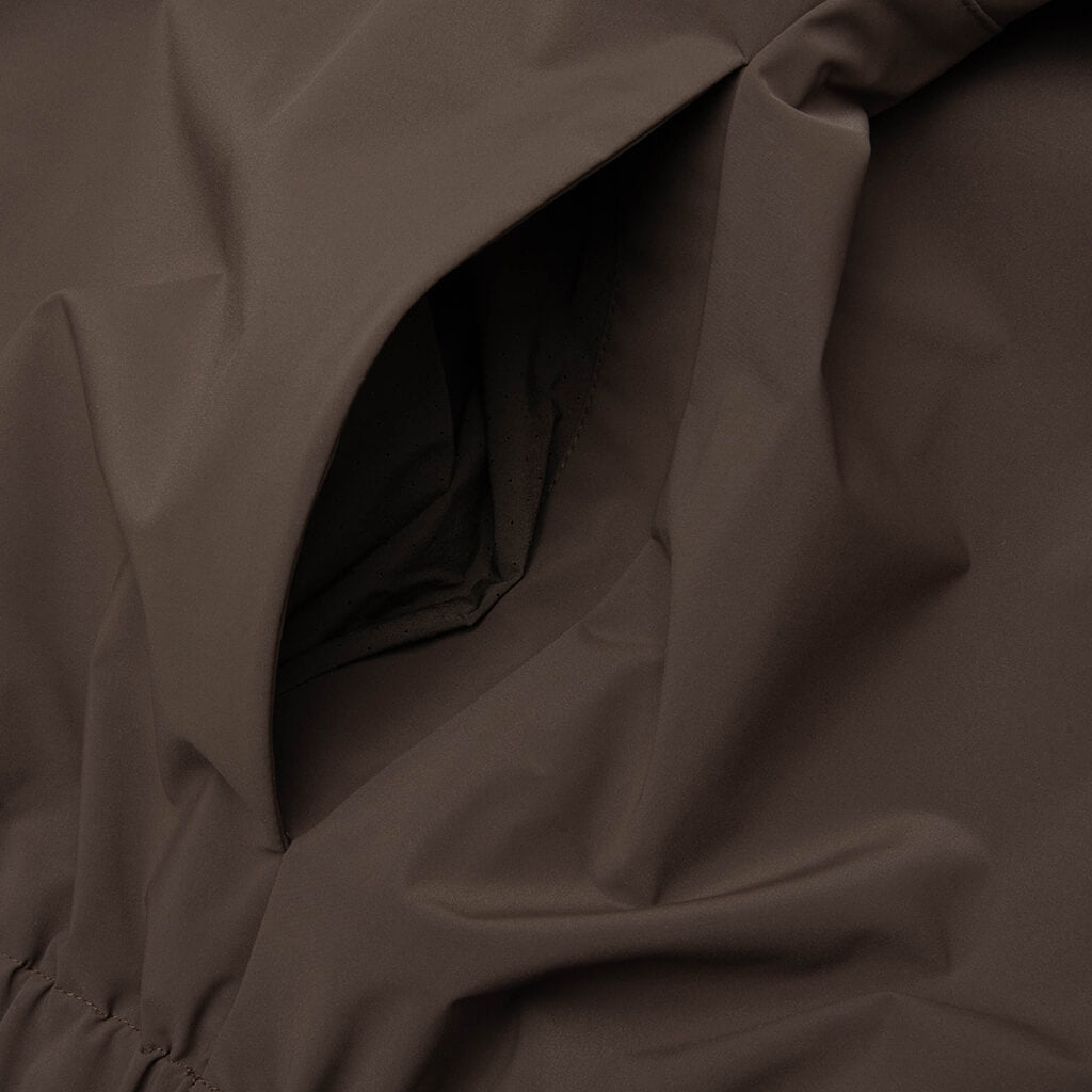 Active Trace 1/2 Zip Track Jacket - Brown