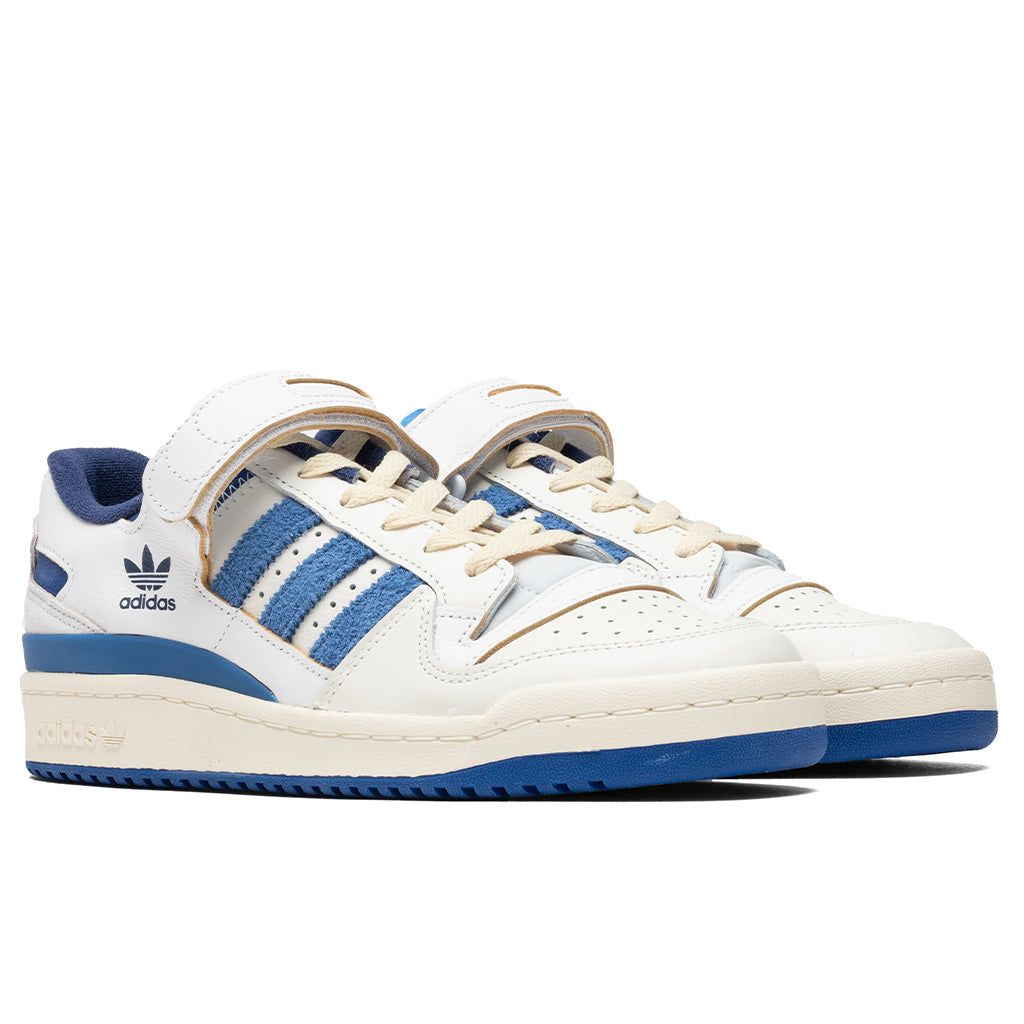 Forum 84 Low Blue Thread - White/Royal Blue