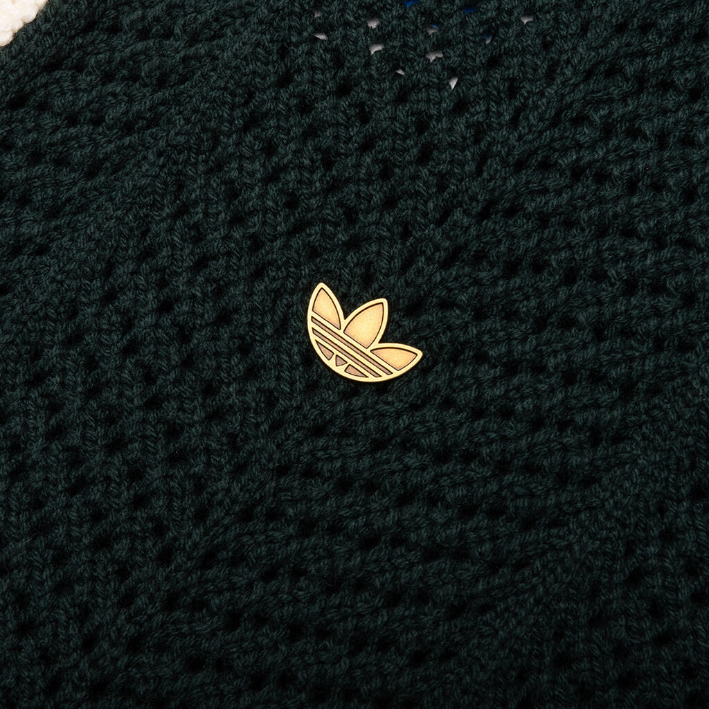 Knit Polo - Green Night