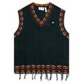 Knit Vest - Green Night